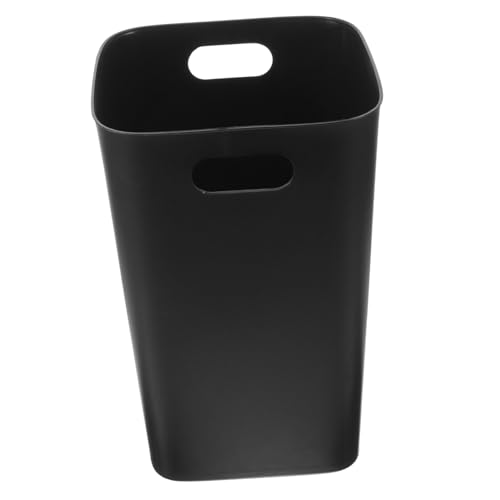 MUCKLILY Schwarzer Küchenmülleimer ohne Deckel Großer Abfalleimer für Büro Bad Schlafzimmer und Wohnzimmer Robuster Haushaltstrashbehälter mit Hoher Kapazität Vielseitig Einsetzbar MUCKLILY Schwarzer Küchenmülleimer ohne Deckel Großer Abfalleimer für Büro Bad Schlafzimmer und Wohnzimmer Robuster Haushaltstrashbehälter mit Hoher Kapazität Vielseitig Einsetzbar von MUCKLILY