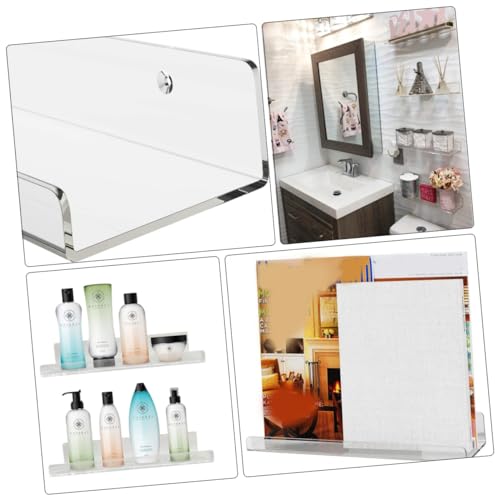 MUCKLILY Schwebendes Wandregal aus Regalsystem für Wohnzimmer Schlafzimmer Bad und Wc Robust und Langlebig für Präsentationen von MUCKLILY