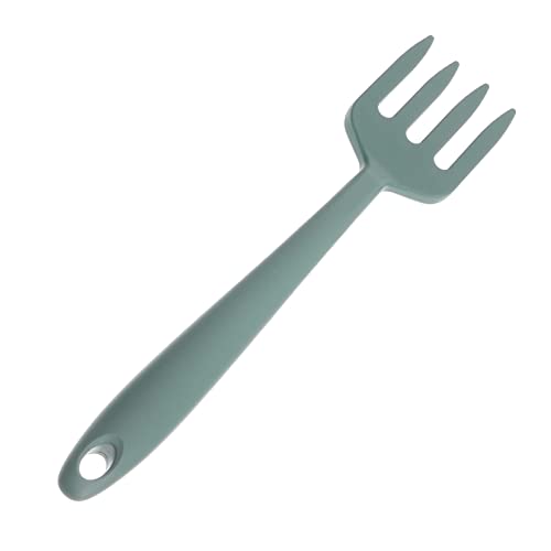 MUCKLILY Silikon Nudelforke Hitzebeständig Wiederverwendbar Mittelgroße Küchenhilfe für Vielseitige Anwendungen für Pasta und Dunklem von MUCKLILY