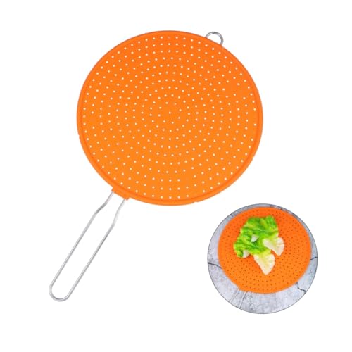 MUCKLILY Silikon Öl Spritzschutz mit Edelstahlring Hitzebeständiges Lebensmittelechtes Ölfilternetz Anti ölspritzer Schutz für Küche Restaurant Inklusive Kühlmatte Zufällige Farbe MUCKLILY Silikon Öl Spritzschutz mit Edelstahlring Hitzebeständiges Lebensmittelechtes Ölfilternetz Anti ölspritzer Schutz für Küche Restaurant Inklusive Kühlmatte Zufällige Farbe von MUCKLILY