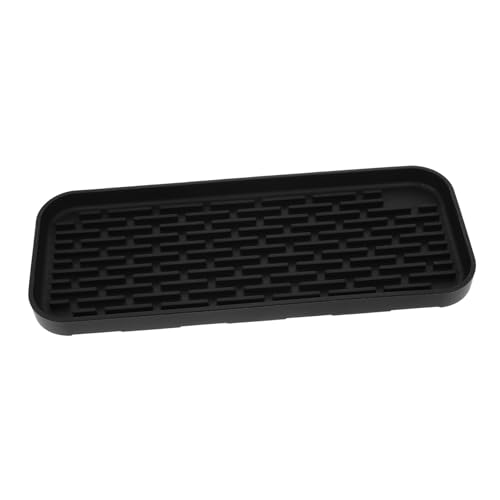 MUCKLILY Silikon Trockenmatte Rutschfest Klein Hitzebeständig Küchenarbeitsplatte Multifunktional Spülmatte Schwarz Robust Leicht zu Reinigen Küchenablage MUCKLILY Silikon Trockenmatte Rutschfest Klein Hitzebeständig Küchenarbeitsplatte Multifunktional Spülmatte Schwarz Robust Leicht zu Reinigen Küchenablage von MUCKLILY