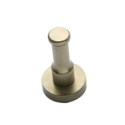 MUCKLILY Space Aluminium Wandhaken Bronze Rund Wandmontage Garderobenhaken Türhaken für Kleidung Handtücher Mäntel Badezimmer Schlafzimmer Wohnzimmer von MUCKLILY
