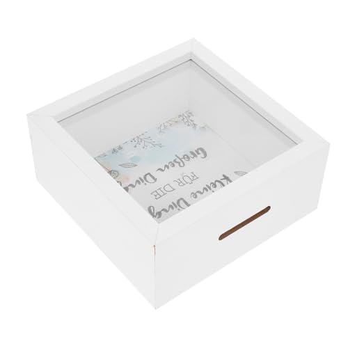 MUCKLILY Spardose Mit Fotorahmen Sparmünzenbank Münzspartopf Toplader-vitrine Bilderrahmenbox-Bank Münzglas-schattenbox Schattenbox-sparschwein Dreidimensional Dichteplatte Weiß Einrichtung MUCKLILY Spardose Mit Fotorahmen Sparmünzenbank Münzspartopf Toplader-vitrine Bilderrahmenbox-Bank Münzglas-schattenbox Schattenbox-sparschwein Dreidimensional Dichteplatte Weiß Einrichtung von MUCKLILY