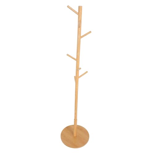 MUCKLILY Stabiler Holz kleiderständer mit Runder Platte Freistehender Baum design Hut Mantelhalter für Wohnzimmer Schlafzimmer Abnehmbar Platzsparend Natürliche Holzoptik MUCKLILY Stabiler Holz kleiderständer mit Runder Platte Freistehender Baum design Hut Mantelhalter für Wohnzimmer Schlafzimmer Abnehmbar Platzsparend Natürliche Holzoptik von MUCKLILY