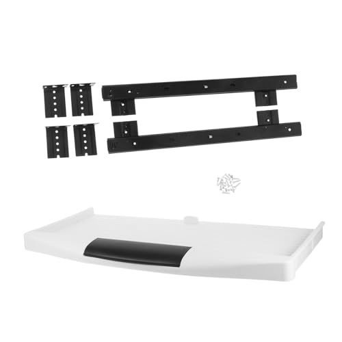 MUCKLILY Tastaturablage Set Bürozubehör Büroschreibtisch Tastaturhalterung Unter Dem Schreibtisch Tastaturbefestigung Für Schreibtischseite Schreibtisch Organizer von MUCKLILY