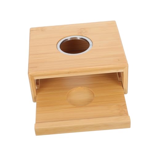 MUCKLILY Teekannenwärmer mit Schublade Stövchen für Kerzen Teewärmer Teestövchen Hitzebeständig Haushalt Multifunktional für Kaffee Tee Milch Food Warmer von MUCKLILY