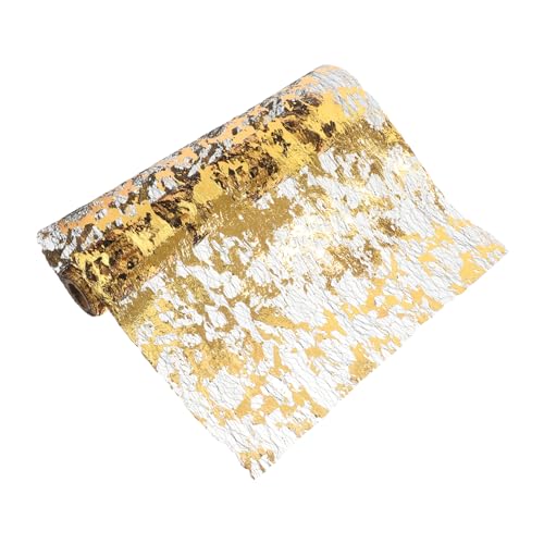 MUCKLILY Tischläufer mit Heißprägung frohes neues Jahr tischläufer Geburtstagstischläufer Tischläufer aus Tüll Girlande Tischläufer Glitzer Tischdecke Kleiner Tischläufer Polyester von MUCKLILY