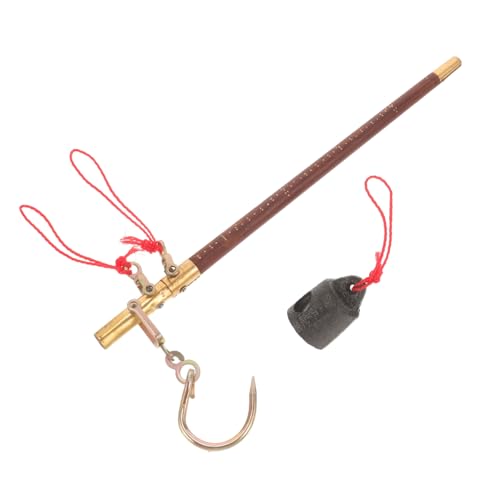 MUCKLILY Traditionelle Chinesische Holzstab Messgerät Handlich Multifunktional zum Wiegen von Medizin Getrockneten Früchten und Schmuck Klassische Haushaltswaage mit Präziser Anzeige und MUCKLILY Traditionelle Chinesische Holzstab Messgerät Handlich Multifunktional zum Wiegen von Medizin Getrockneten Früchten und Schmuck Klassische Haushaltswaage mit Präziser Anzeige und von MUCKLILY