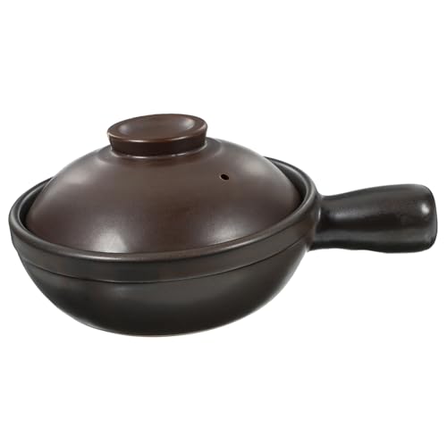 MUCKLILY Traditioneller Keramischer Casserole-topf mit Deckel Hochtemperaturbeständig Einziger Griff für Einfache Handhabung für Haushalt Suppe und Aufläufe Langlebiger Lithporzellan-topf MUCKLILY Traditioneller Keramischer Casserole-topf mit Deckel Hochtemperaturbeständig Einziger Griff für Einfache Handhabung für Haushalt Suppe und Aufläufe Langlebiger Lithporzellan-topf von MUCKLILY