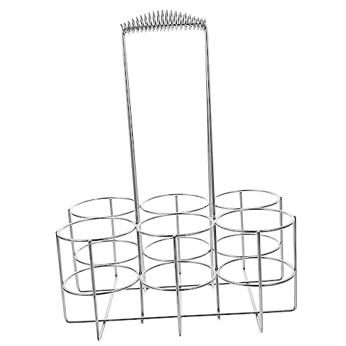 MUCKLILY Bierflaschenträger Aus Metall Flaschenständer Tragbar Praktisch Flaschenorganizer Langlebig Flaschenregal Kompakt Aufbewahrungshalter Robust Bierträger Haltbar MUCKLILY Bierflaschenträger Aus Metall Flaschenständer Tragbar Praktisch Flaschenorganizer Langlebig Flaschenregal Kompakt Aufbewahrungshalter Robust Bierträger Haltbar von MUCKLILY