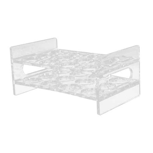 MUCKLILY Transparenter Acryl Shot Glass Rack Organizer Halter Für Schnapsgläser Bar Partys Geburten Hochzeiten Und Spezielle Anlässe Robuste Und Leichte Konstruktion MUCKLILY Transparenter Acryl Shot Glass Rack Organizer Halter Für Schnapsgläser Bar Partys Geburten Hochzeiten Und Spezielle Anlässe Robuste Und Leichte Konstruktion von MUCKLILY