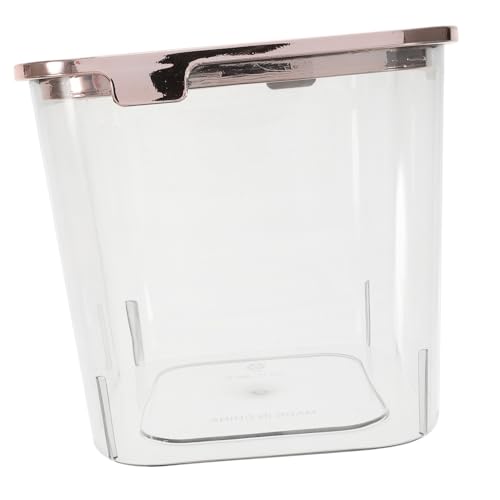 MUCKLILY Transparenter Quadratischer Müllbehälter aus Robustem Pet Kleiner Abfallkorb für Büro und Badezimmer Langlebiger Desktop Papierkorb mit Hoher Tragfähigkeit Praktischer MUCKLILY Transparenter Quadratischer Müllbehälter aus Robustem Pet Kleiner Abfallkorb für Büro und Badezimmer Langlebiger Desktop Papierkorb mit Hoher Tragfähigkeit Praktischer von MUCKLILY