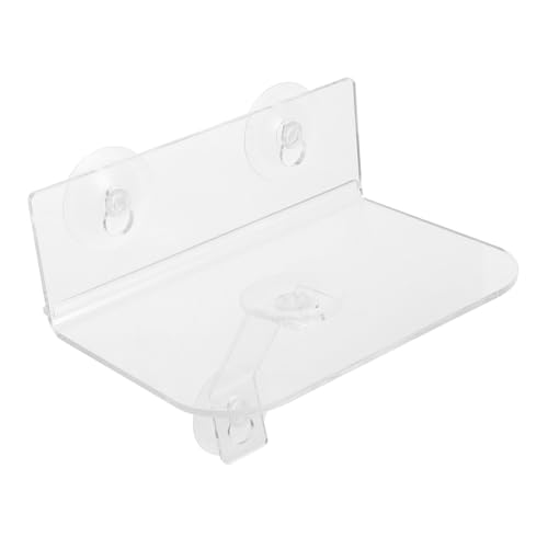 MUCKLILY Transparentes Acryl Wandregal für Blumentöpfe Schlankes Robustes Wandpflanzenregal für Wohnzimmer Schlafzimmer Büro Einfache Montage Platzsparend Modernes Dekor von MUCKLILY