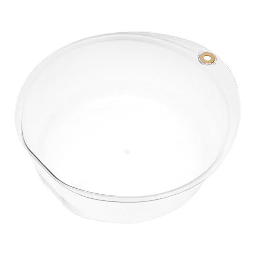 MUCKLILY Transparentes Dickwandiges Kunststoff-waschbecken Vielseitig Nutzbar als Gesichtsbecken Wäschewanne und Fußbad Stabile Große Spülschüssel für Haushalt und Babypflege Robust und von MUCKLILY