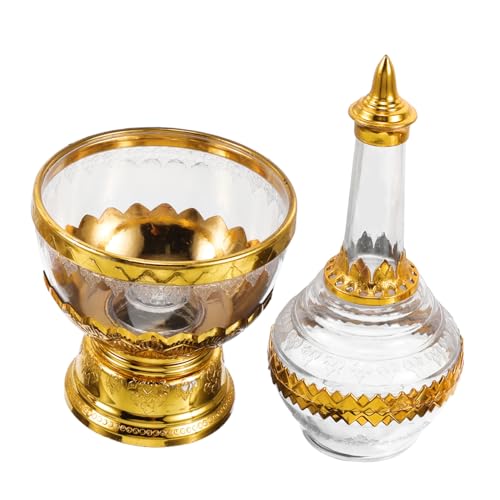 MUCKLILY Tropfende Flasche Weihwasserbecher Weihwasserhalter Wasserversorgungsbecher Die christliche Partei bevorzugt Behälter für heilige Flüssigkeit Heiliger Tischkelch Glas Transparent von MUCKLILY