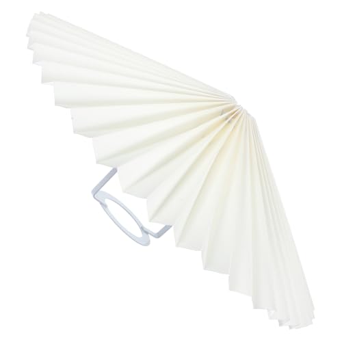 MUCKLILY Tuch Lampenschirm für Tischleuchte Faltbarer Regenschirm Lampenabdeckung aus Stoff für Schlafzimmer Wohnzimmer und Einfache Installation und Sanfte von MUCKLILY