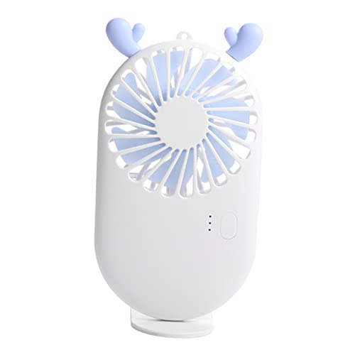 MUCKLILY USB Mini Tragbarer Wiederaufladbarer Tischventilator für Zuhause Büro und Reisen Leiser Handventilator Weiß für Handtaschen und Unterwegs MUCKLILY USB Mini Tragbarer Wiederaufladbarer Tischventilator für Zuhause Büro und Reisen Leiser Handventilator Weiß für Handtaschen und Unterwegs von MUCKLILY
