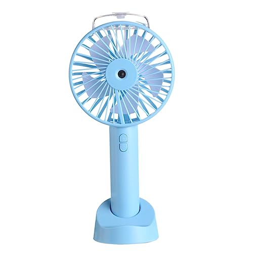 MUCKLILY USB Tragbarer Handventilator Spray Kleiner Mini Luftbefeuchter Outdoor Befeuchtung Kühlventilatoren Handventilator Sprühventilator Blau von MUCKLILY