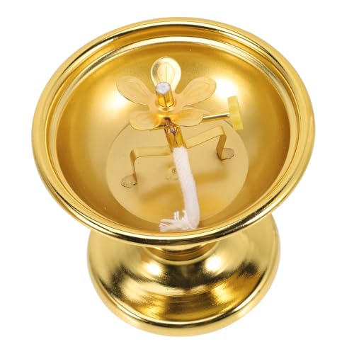 MUCKLILY Vintage Öllampe Aus Messing Retro Kerosinlampe Für Innenräume Einstellbare Helligkeit Für Dekoration Und Buddhistische Zeremonien Zuhause Buddha-Tisch Und Mehr MUCKLILY Vintage Öllampe Aus Messing Retro Kerosinlampe Für Innenräume Einstellbare Helligkeit Für Dekoration Und Buddhistische Zeremonien Zuhause Buddha-Tisch Und Mehr von MUCKLILY