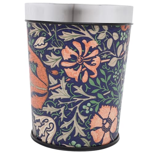 MUCKLILY Vintage Offener Mülleimer ohne Deckel aus Robustem Material Kleiner Haushaltsabfallbehälter für Bad Schlafzimmer Küche und Büro Stilvoller Recyclingkorb mit Europäischem MUCKLILY Vintage Offener Mülleimer ohne Deckel aus Robustem Material Kleiner Haushaltsabfallbehälter für Bad Schlafzimmer Küche und Büro Stilvoller Recyclingkorb mit Europäischem von MUCKLILY