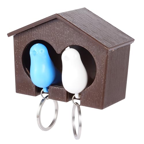 MUCKLILY Vogelhaus Schlüsselhalter aus Langlebigem Material Multifunktionaler Wanddekor mit Schlüsselring-haken Romantisches Design für Hausschlüssel und Wohnraumgestaltung MUCKLILY Vogelhaus Schlüsselhalter aus Langlebigem Material Multifunktionaler Wanddekor mit Schlüsselring-haken Romantisches Design für Hausschlüssel und Wohnraumgestaltung von MUCKLILY