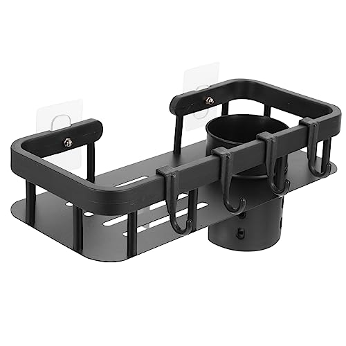 MUCKLILY Wandmontierter Bohrfreier Badezimmer Organizer mit Offenem Design Multifunktionales Lagerregal zur Aufbewahrung von Shampoo und Badutensilien MUCKLILY Wandmontierter Bohrfreier Badezimmer Organizer mit Offenem Design Multifunktionales Lagerregal zur Aufbewahrung von Shampoo und Badutensilien von MUCKLILY