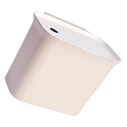 MUCKLILY Wandmontierter Küchen mülleimer mit Deckel Platzsparender Hängender Abfalleimer für Schrank und Büro Tragbarer Müllbehälter in Cremeweiß Hygienisch und Leicht zu Reinigen MUCKLILY Wandmontierter Küchen mülleimer mit Deckel Platzsparender Hängender Abfalleimer für Schrank und Büro Tragbarer Müllbehälter in Cremeweiß Hygienisch und Leicht zu Reinigen von MUCKLILY