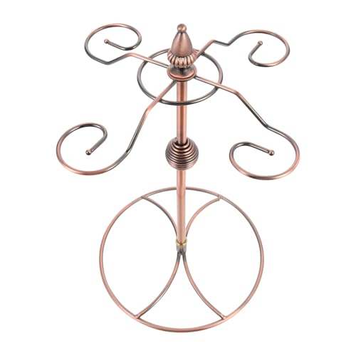 MUCKLILY Weinbecherhalter aus Weinglashalter im Vintage stil Stabiles Platzsparendes Stemware Rack für Küche und Bar Trocken und Ordentlich Geeignet für Verschiedene Glasarten von MUCKLILY