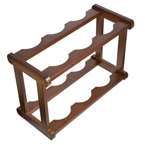 MUCKLILY Weinregal Klein Multifunktionales Weinregal Stand Gestell Freistehend Weinregale Halter Stabiles Weinregal Weinflaschenregal Weinregal Für Schrank Weinregalschrank Bambus von MUCKLILY