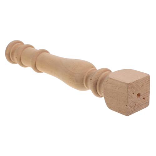 MUCKLILY Weinschrank Holzhandwerksspindeln Baluster Dekorative Holzspindeln Bastelspindeln aus Holz Unbemalter Spindelbaluster dekorative Spindeln hölzern Beige MUCKLILY Weinschrank Holzhandwerksspindeln Baluster Dekorative Holzspindeln Bastelspindeln aus Holz Unbemalter Spindelbaluster dekorative Spindeln hölzern Beige von MUCKLILY