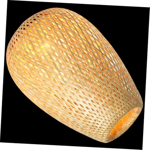 MUCKLILY Woven Lampenschirm Rustikaler Pendelleuchten schirm aus Natürlichem Holz Handgeflochten Leicht Vielseitig für Schlafzimmer Wohnzimmer Restaurant und Hotel Geeignet MUCKLILY Woven Lampenschirm Rustikaler Pendelleuchten schirm aus Natürlichem Holz Handgeflochten Leicht Vielseitig für Schlafzimmer Wohnzimmer Restaurant und Hotel Geeignet von MUCKLILY
