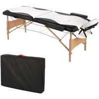2 zonen mobile massageliege inkl.tasche kosmetikliege klappbar weiss/schwarz neu 2 zonen mobile massageliege inkl.tasche kosmetikliege klappbar weiss/schwarz neu von MUCOLA