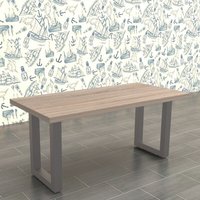 Mucola - 2er Set Tischgestell Grau 30x43 cm Tischuntergestell Tischkufen Tischbeine Stahl Mucola - 2er Set Tischgestell Grau 30x43 cm Tischuntergestell Tischkufen Tischbeine Stahl von MUCOLA