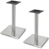 2x Edelstahl Boxenständer Lautsprecherständer Podest Ständer Sockel Säule Stativ 2x Edelstahl Boxenständer Lautsprecherständer Podest Ständer Sockel Säule Stativ von MUCOLA