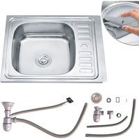 60CM Edelstahl Einbauspüle eckig + Ablage Spülbecken Spüle Küchenspüle Spüle 60CM Edelstahl Einbauspüle eckig + Ablage Spülbecken Spüle Küchenspüle Spüle von MUCOLA