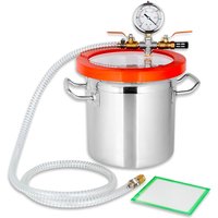 7,6L Vakuumkammer Edelstahl 20x20cm Entgasungskammer Harzfalle Vakuum Chamber 7,6L Vakuumkammer Edelstahl 20x20cm Entgasungskammer Harzfalle Vakuum Chamber von MUCOLA