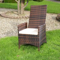 Melko Relaxsessel Polyrattan Garten verstellbar Gartenmöbel Balkon Sitzmöbel 2er Set Melko Relaxsessel Polyrattan Garten verstellbar Gartenmöbel Balkon Sitzmöbel 2er Set von MUCOLA