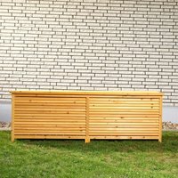 170CM xxl Holz Bank Auflagenbox Kissenbox Gartenbox Gartentruhe Truhe Holztruhe von MUCOLA