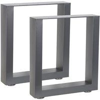 2 Stück Tischgestell Grau 40x43 cm Tischuntergestell Tischkufen Tischbeine Stahl 2 Stück Tischgestell Grau 40x43 cm Tischuntergestell Tischkufen Tischbeine Stahl von MUCOLA
