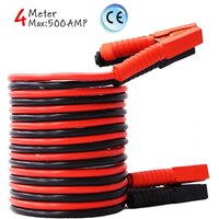 Mucola - 2x4m Starthilfekabel 12/24V 500 Amp Überbrückungskabel Starterkabel kfz Batterie von MUCOLA