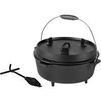 Dutch Oven Gusseisen Deckelheber Bräter Topf Gusstopf Kessel Bratpfanne 12 Liter von MUCOLA