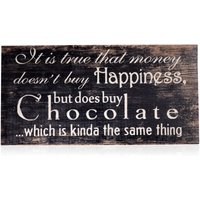 Mucola - Holzschild Wanddekoration Wandschild Wand Dekoschild Bild Spruchbild schwarz Mucola - Holzschild Wanddekoration Wandschild Wand Dekoschild Bild Spruchbild schwarz von MUCOLA