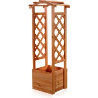 Mucola - Rankhilfe Pflanzkasten Rosenbogen Pergola Spalier Garten Holz Rankgitter Bogen von MUCOLA
