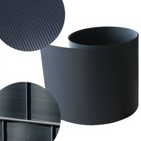 Sichtschutz 10X hart pvc Anthrazit Sichtschutzstreifen Doppelstabmattenzaun von MUCOLA