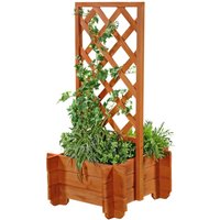 Rosenbogen Pflanzkübel Pergola Spalier Rankhilfe Blumenkübel Torbogen Holz von MUCOLA