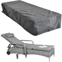 Schutzhülle Gartenmöbel Abdeckplane Gewebeplane Plane Schutzplane 220x78x60 CM Schutzhülle Gartenmöbel Abdeckplane Gewebeplane Plane Schutzplane 220x78x60 CM von MUCOLA