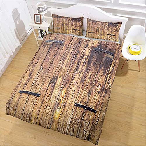 MUCXBE Bettwäsche Set 135x200cm 3 Teilig Mikrofaser Atmungsaktive 3D Gedruckte Verfallener Holzdruck Pflegeleicht Mit Reißverschluss Schließung Bettbezug Für Kinder Jugendliche Schlafzimme MUCXBE Bettwäsche Set 135x200cm 3 Teilig Mikrofaser Atmungsaktive 3D Gedruckte Verfallener Holzdruck Pflegeleicht Mit Reißverschluss Schließung Bettbezug Für Kinder Jugendliche Schlafzimme von MUCXBE