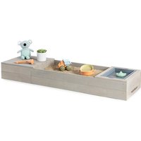 MUDDY BUDDY Sandkasten »Space Saver«, Ab 3 Jahren, Zypressenholz - grau von MUDDY BUDDY