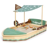 MUDDY BUDDY Sandkasten »Jungle King«, Ab 3 Jahren, Zypressenholz - beige | gruen | braun von MUDDY BUDDY