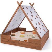 MUDDY BUDDY Sandkasten »Safari Seeker«, Ab 3 Jahren, Zypressenholz - braun von MUDDY BUDDY